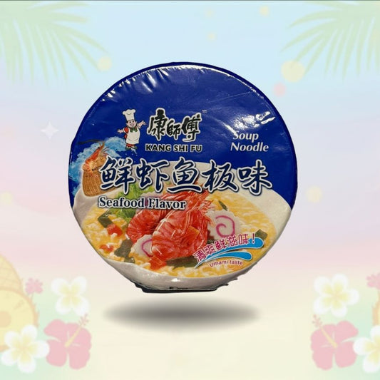 Kang Shi Fu Noodles Sea Food Flavor 101g | Ramen asiático sabor mariscos